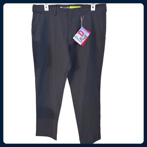 New W/Tags Helly Hansen Mens HH QD 38R Black Sailing Pants Quick Dry UPF 50+